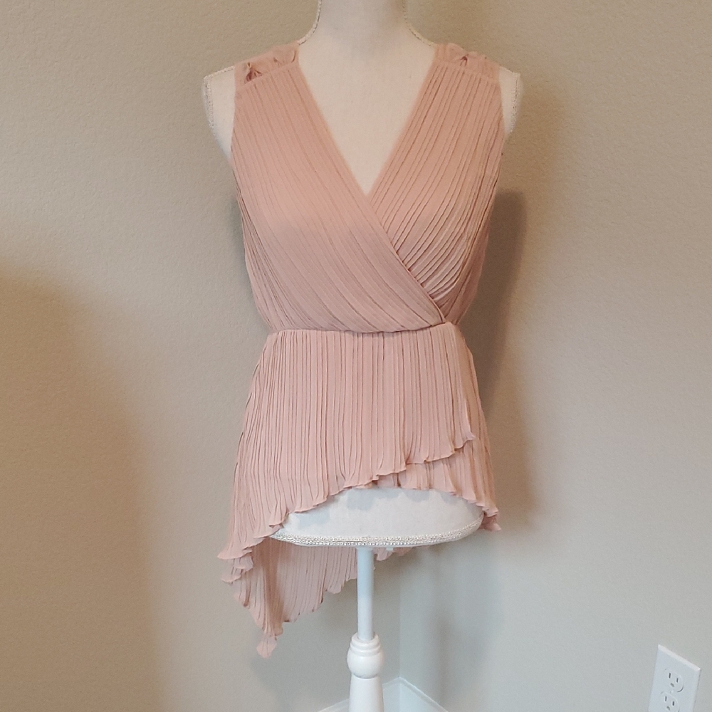 BCBGMaxAzria Soft Blush Top
